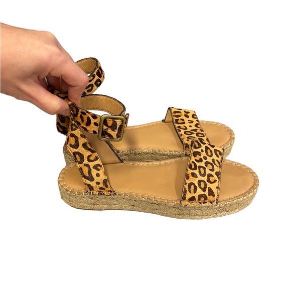 Soludos Cadiz Cheetah Print Espadrille Sandals 6 - Picture 3 of 8